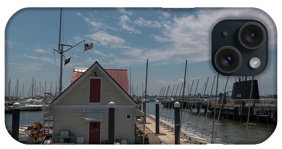 College Of Charleston iPhone Case featuring the photograph College of Charleston Sailing Class Room by Dale Powell