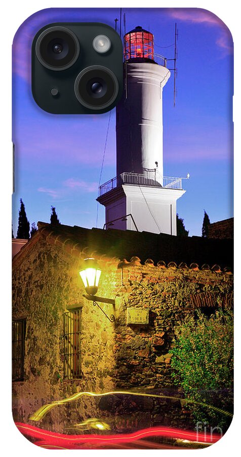 Colonia Del Sacramento iPhone Case featuring the photograph Colonia Lighthouse by Bernardo Galmarini
