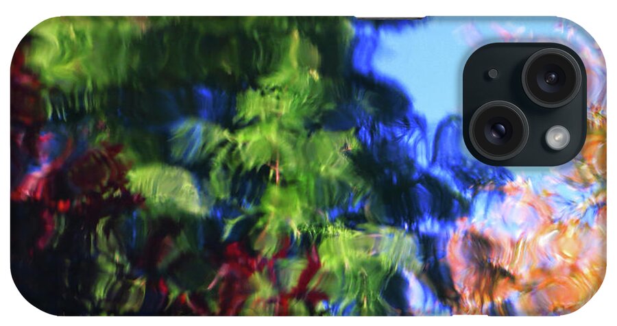 Abstract iPhone Case featuring the digital art Color In Motion by Kathleen Illes