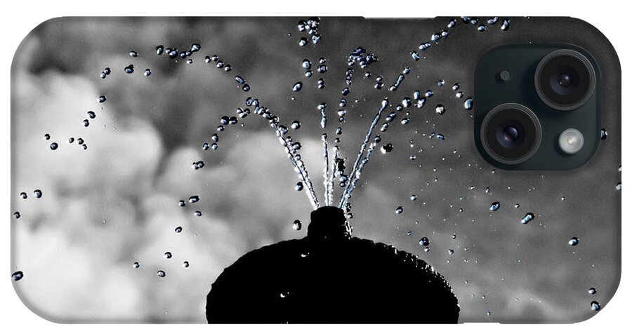 Fountain iPhone Case featuring the photograph Color spreading fountain by Wolfgang Stocker