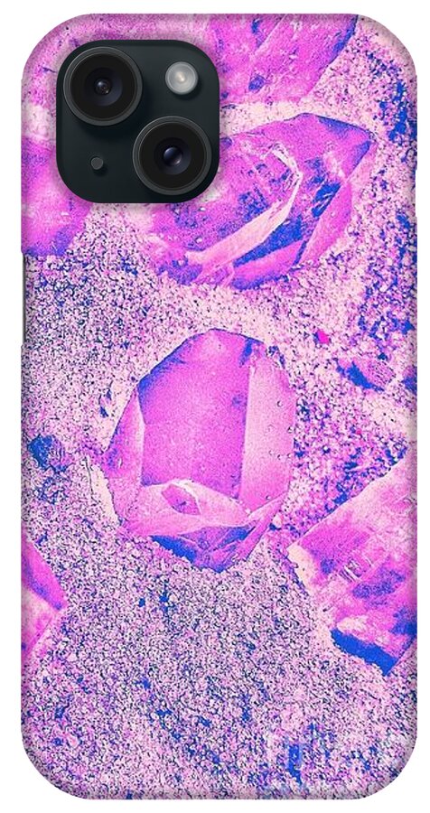 Color iPhone Case featuring the photograph Color Trend Crystal Zen by Rachel Hannah