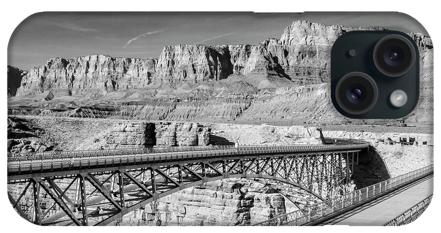 Navajo Bridge iPhone Case featuring the photograph Colorado River Crossing by Jurgen Lorenzen
