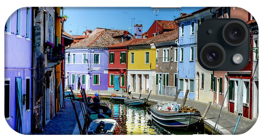 Burano iPhone Case featuring the photograph Colorful Burano 3 by Wolfgang Stocker