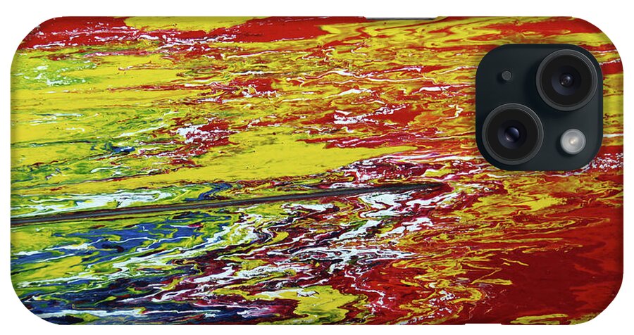 Fusionart iPhone Case featuring the painting Colori Primari by Ralph White