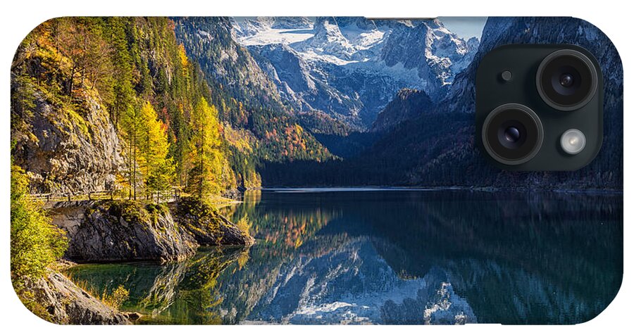 Dachstein iPhone Case featuring the photograph Colors of Fall by JR Photography
