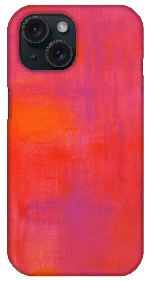 Pink iPhone Case featuring the painting Colors of Love by Angela Bushman