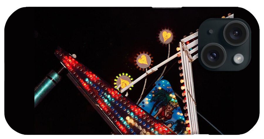 Amusement Park iPhone Case featuring the photograph Colors of the Fair 4 by Kae Cheatham