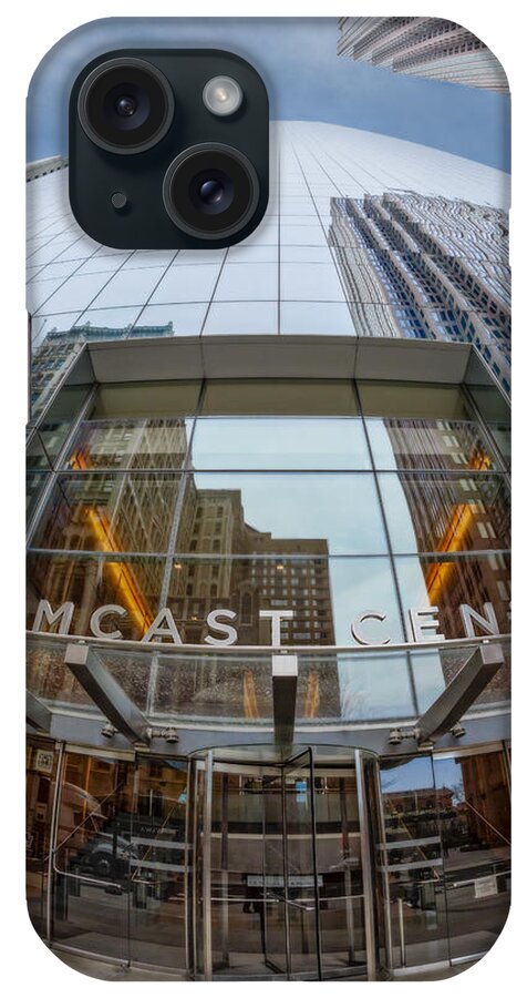 Center City iPhone Case featuring the photograph Comcast Center Philadelphia by Susan Candelario