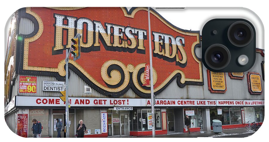 Honest Ed's iPhone Case featuring the photograph Come In And Get Lost by Colleen English