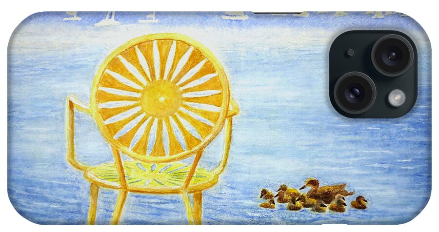Uw Madison iPhone Case featuring the painting Come, Sit Here by Thomas Kuchenbecker