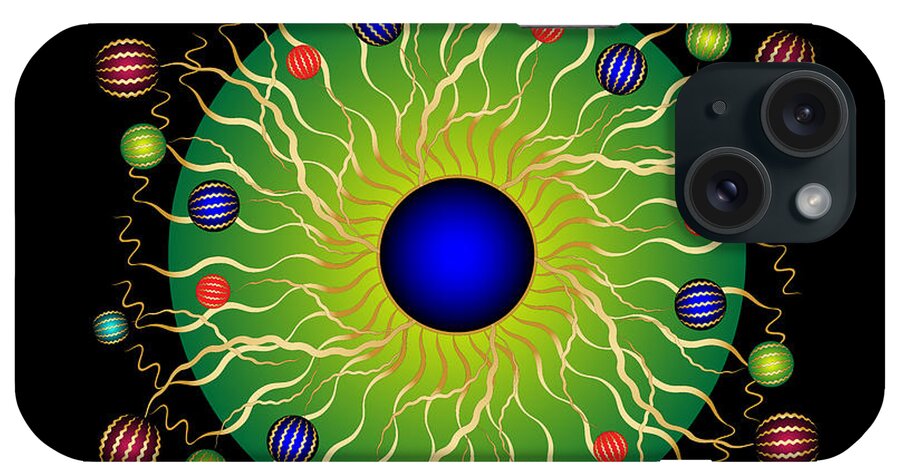 Mandala iPhone Case featuring the digital art Complexical No 2205 by Alan Bennington