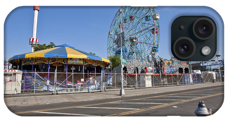 Astroland iPhone Case featuring the photograph Coney Island Memories 12 by Madeline Ellis
