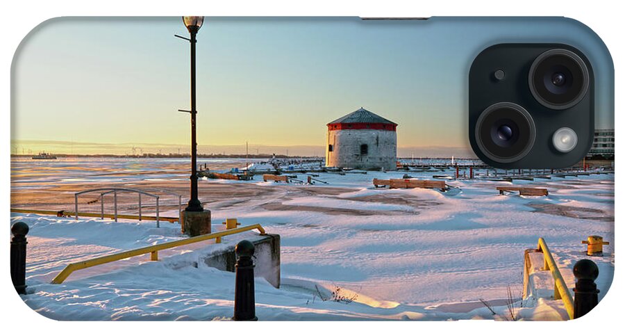 Winter iPhone Case featuring the photograph Confederation Harbor in Winter by Jim Vance