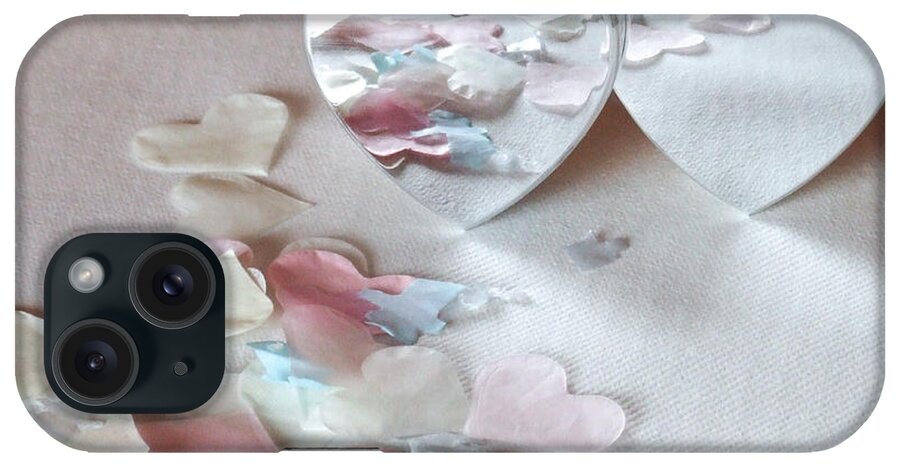 Hearts iPhone Case featuring the photograph Confetti Hearts by Helen Jackson
