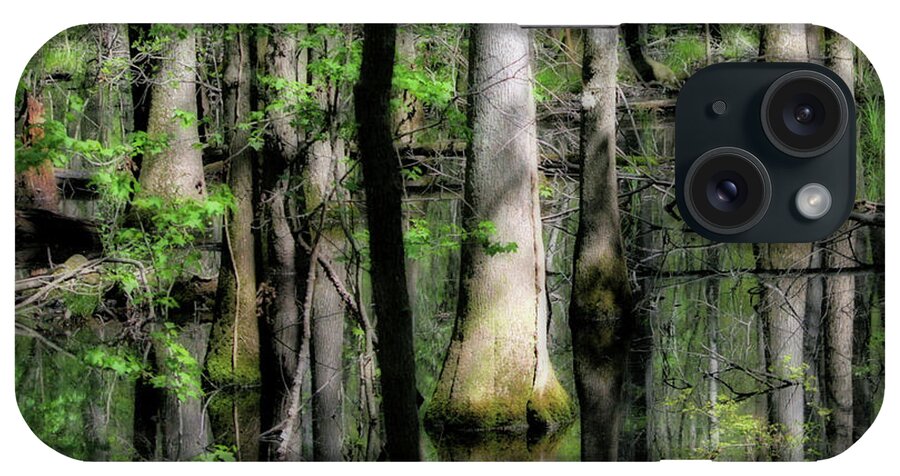 Reflections iPhone Case featuring the photograph Congaree Swamp Series 5 of 5 by Cathy Harper