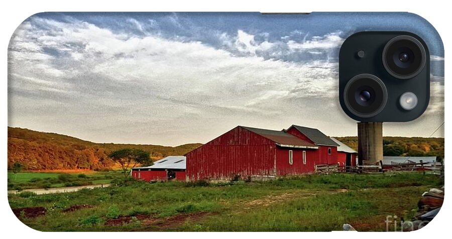 This Farm Is Located In Rural Warren iPhone Case featuring the photograph Connecticut Country by Dani McEvoy