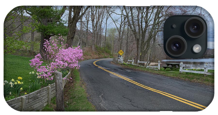 Country Road iPhone Case featuring the photograph Connecticut Country Road by Bill Wakeley