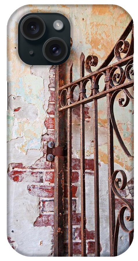 Gate iPhone Case featuring the photograph Consequences of the Past by Michiale Schneider
