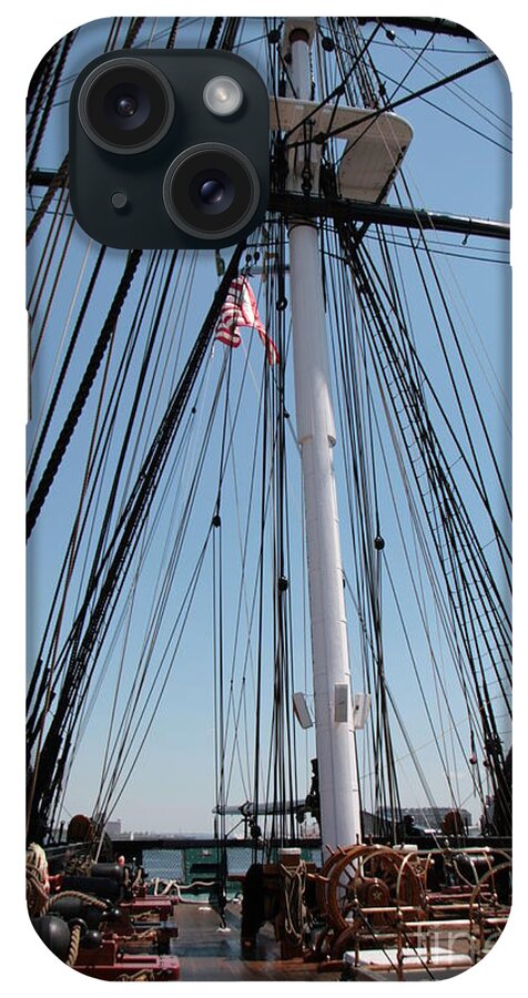 Uss Constitution iPhone Case featuring the photograph Constitution's Deck by Jonathan Harper