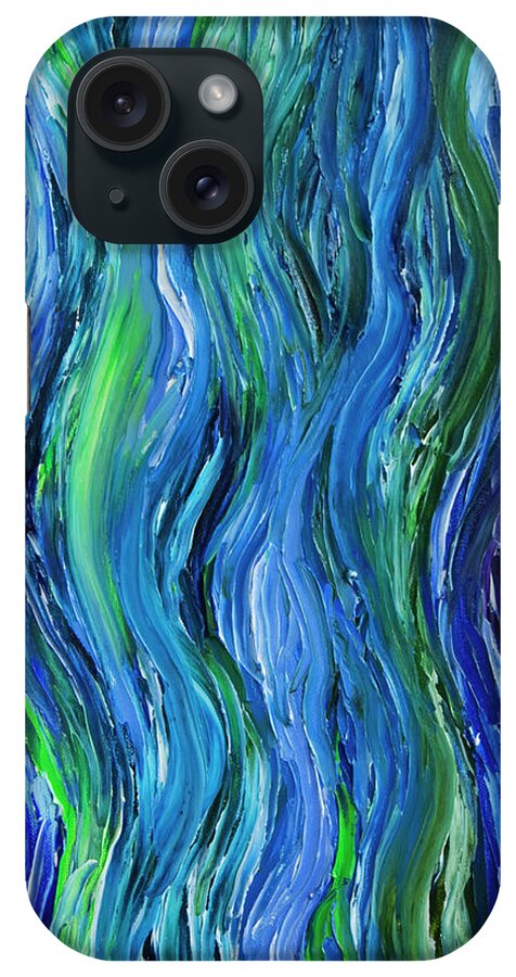 Water iPhone Case featuring the painting Cool Currents by Tommy Midyette