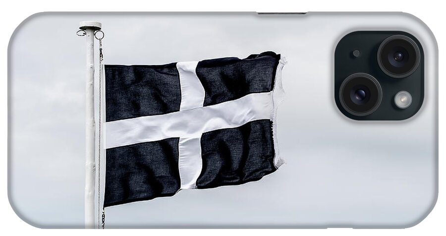 Helen Northcott iPhone Case featuring the photograph Cornish Flag by Helen Jackson