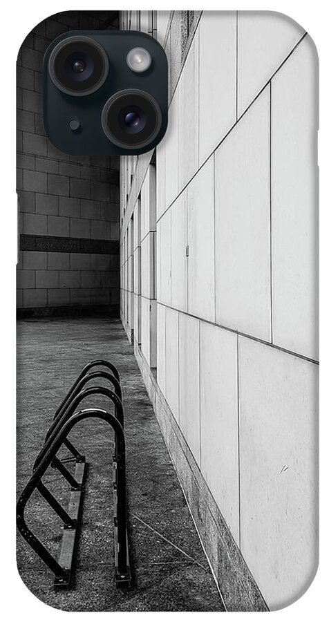 Corridor iPhone Case featuring the photograph Corridor in black and white by Bruce Carpenter