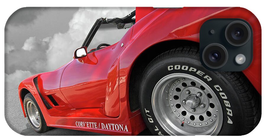 Corvette iPhone Case featuring the photograph Corvette Daytona by Gill Billington