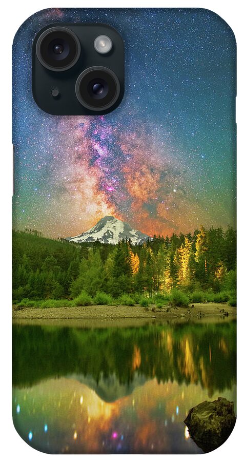 Astronomy iPhone Case featuring the photograph Cosmic Eruption by Ralf Rohner