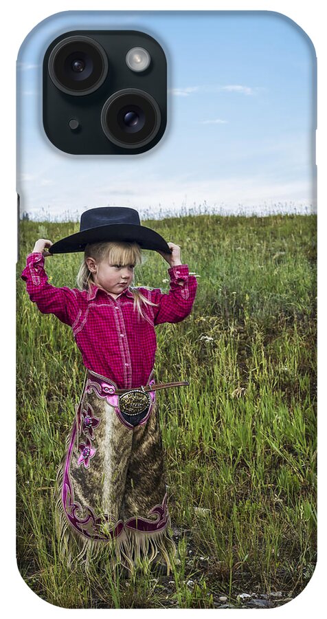 Wyoming iPhone Case featuring the photograph Cowgirl Chick 2 by Pamela Steege