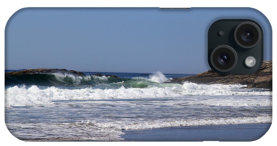 Waves iPhone Case featuring the photograph Crashing In by Becca Wilcox