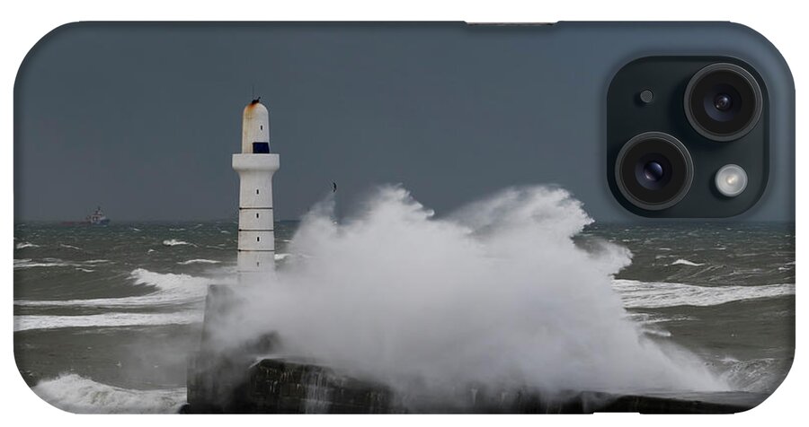 South Breakwater iPhone Case featuring the photograph Crashing Waves by Veli Bariskan