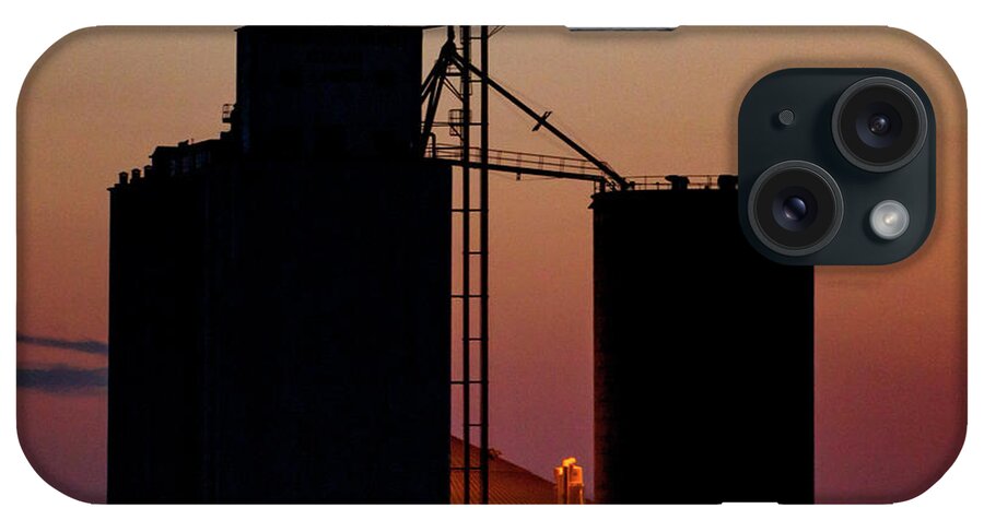 Kansas iPhone Case featuring the photograph Crescent moon at Laird 03 by Rob Graham