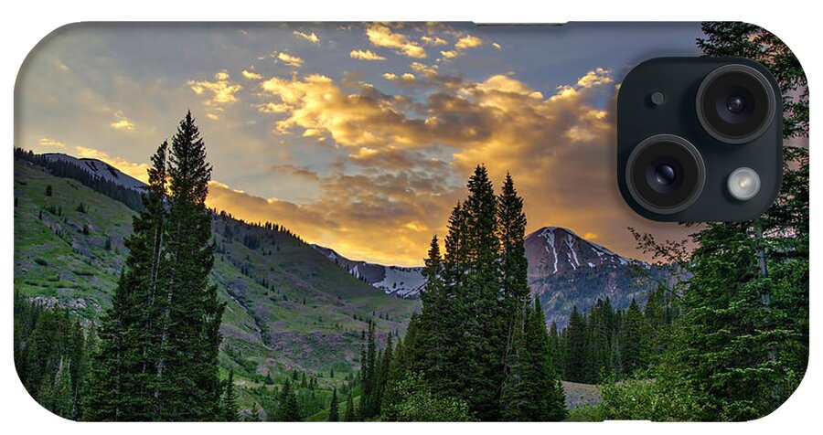 Crested Butte iPhone Case featuring the photograph Crested Butte Sunset by Lorraine Baum