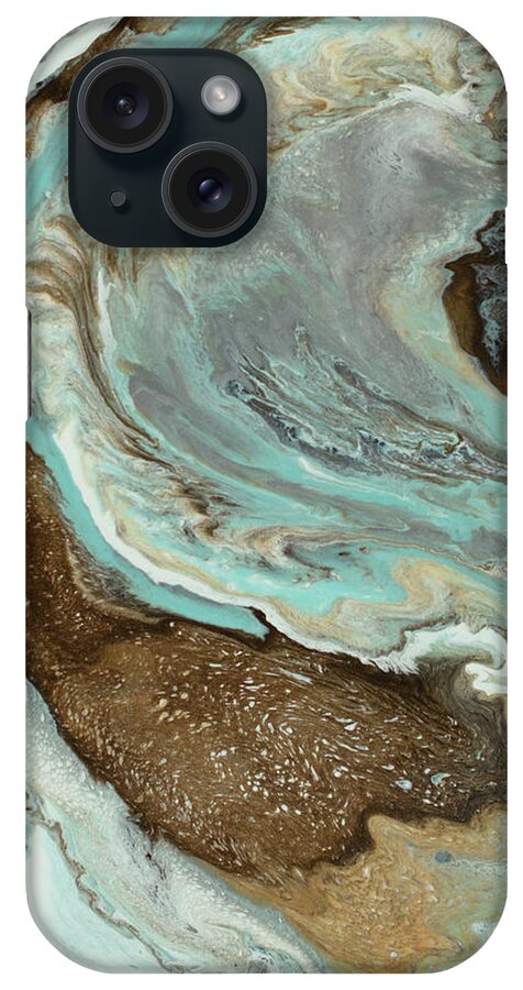 Organic iPhone Case featuring the painting Sandbar by Tamara Nelson
