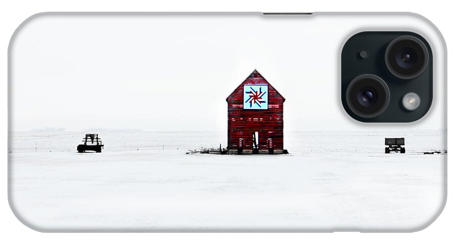 Barn Quilt iPhone Case featuring the photograph Crib Quilt by Julie Hamilton