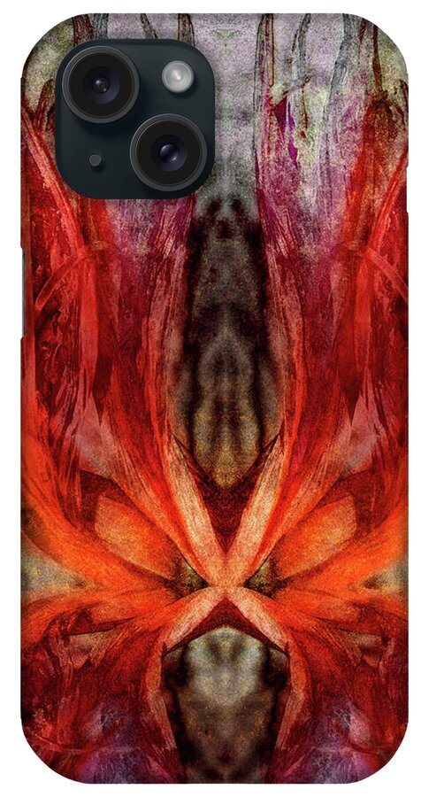 Passion iPhone Case featuring the digital art Crimson Flame by WB Johnston
