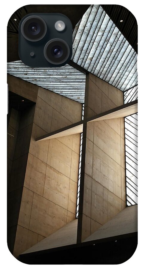Window iPhone Case featuring the photograph Cross Window - Cathedral of Our Lady of the Angels by Michele Myers
