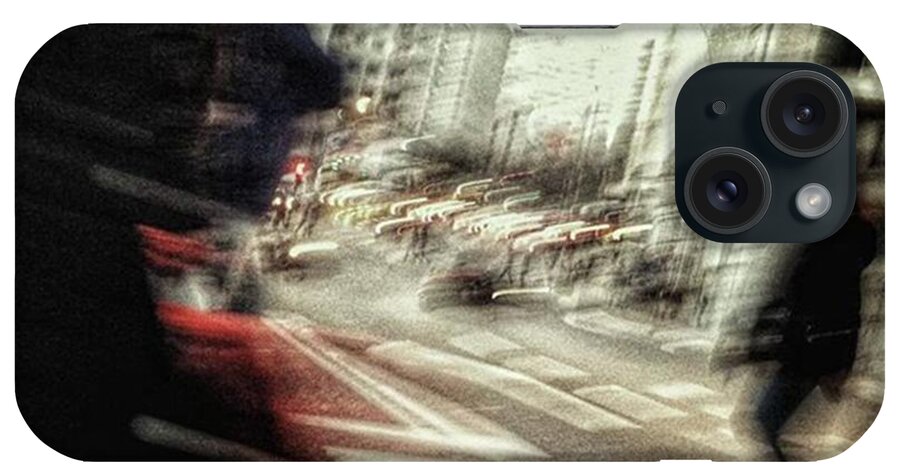 People iPhone Case featuring the photograph Crossers
#streetphotography by Rafa Rivas