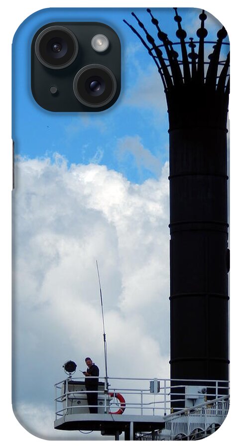 Smoke Stack iPhone Case featuring the photograph Crowned Clouds by Wild Thing