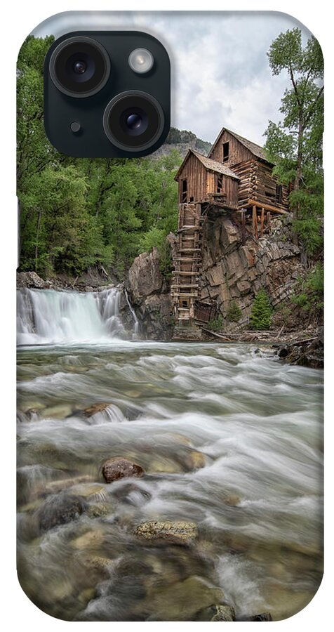 Crystal iPhone Case featuring the photograph Crystal Mill Colorado 2 by Angela Moyer