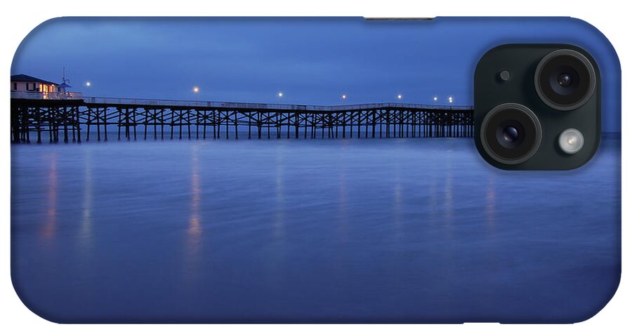 Crystal Pier iPhone Case featuring the photograph Crystal Pier Blue by Kelly Wade
