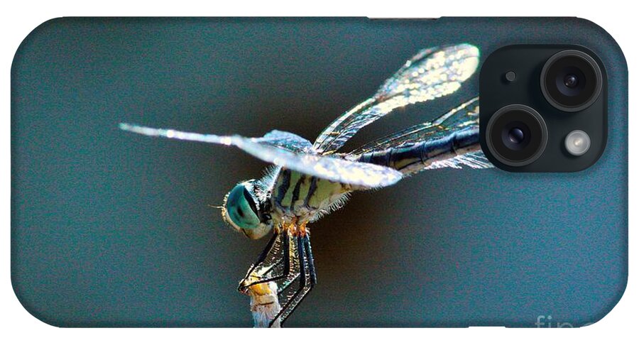 Dragonfly iPhone Case featuring the photograph Crystal Wings by Marcia Breznay
