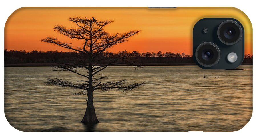 Sunset iPhone Case featuring the photograph Cypress Sunset by C Renee Martin