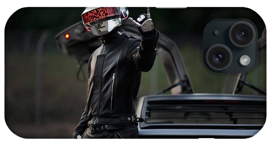 Daft Punk iPhone Case featuring the photograph Daft Punk by Jackie Russo