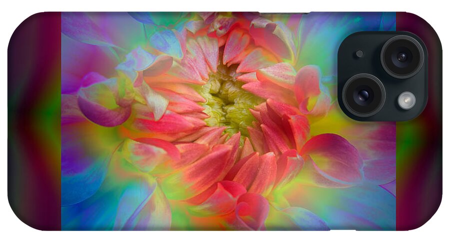 Beauty iPhone Case featuring the photograph Dahlia Burst by Eggers Photography