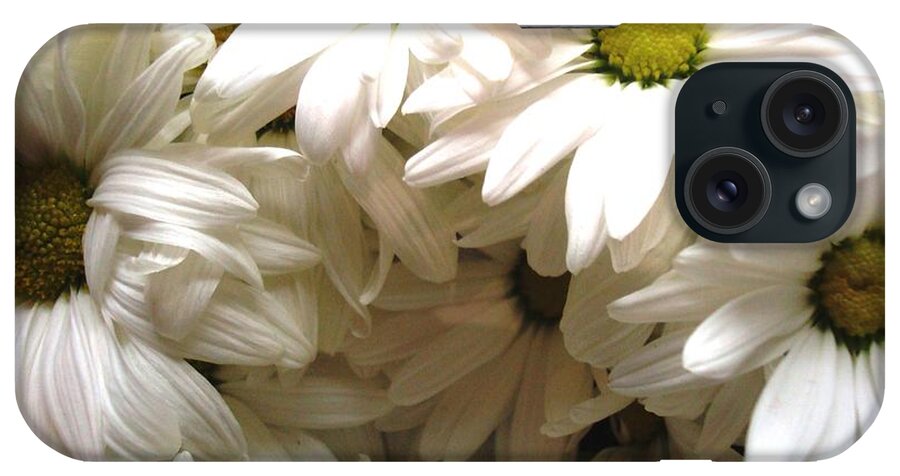 Flowers iPhone Case featuring the photograph Daisies Make Me Smile by Laura Grisham