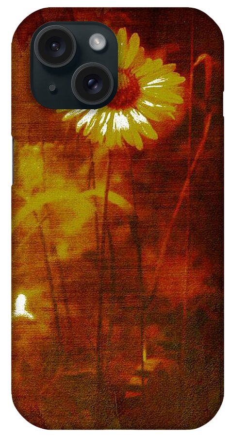 Flower iPhone Case featuring the painting Daisy by Michelle Frizzell-Thompson