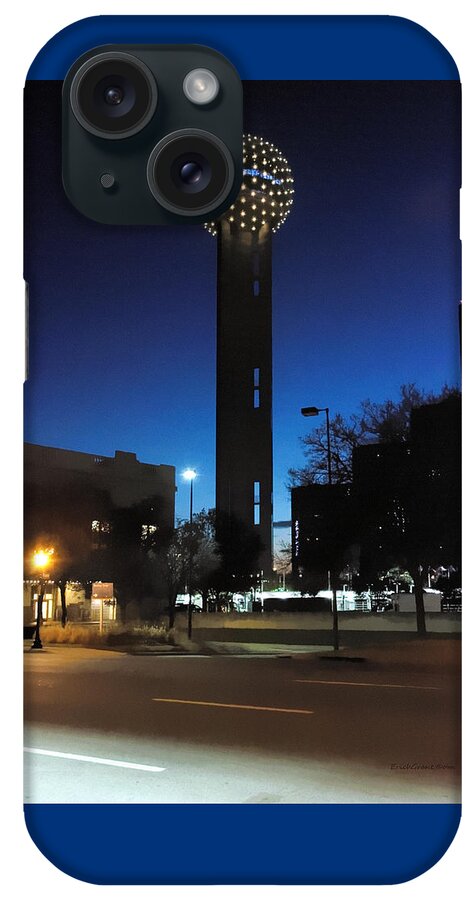 Texas iPhone Case featuring the photograph Dallas Reunion Tower by Erich Grant