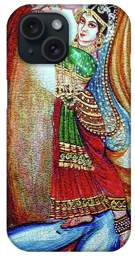 Dance iPhone Case featuring the painting Dance 3 by Harsh Malik