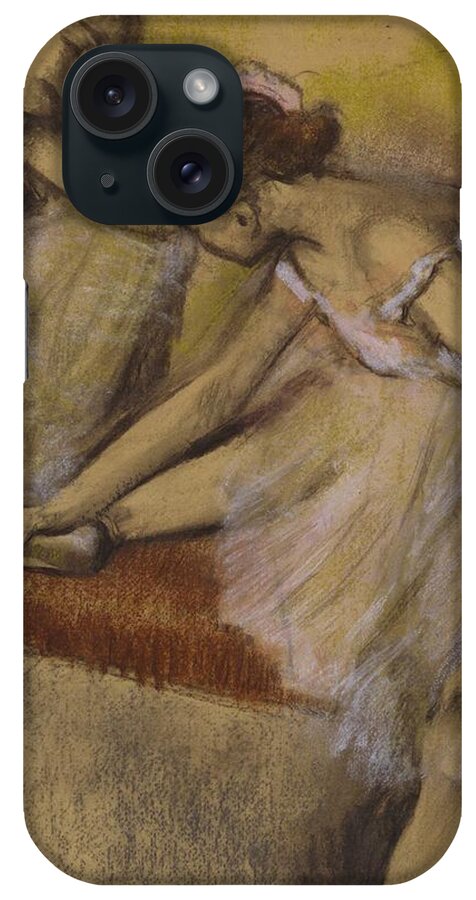 Dancers iPhone Case featuring the painting Dancers in Repose by Edgar Degas